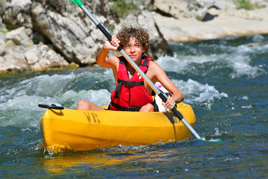 Descente de l'Ardèche en canoë