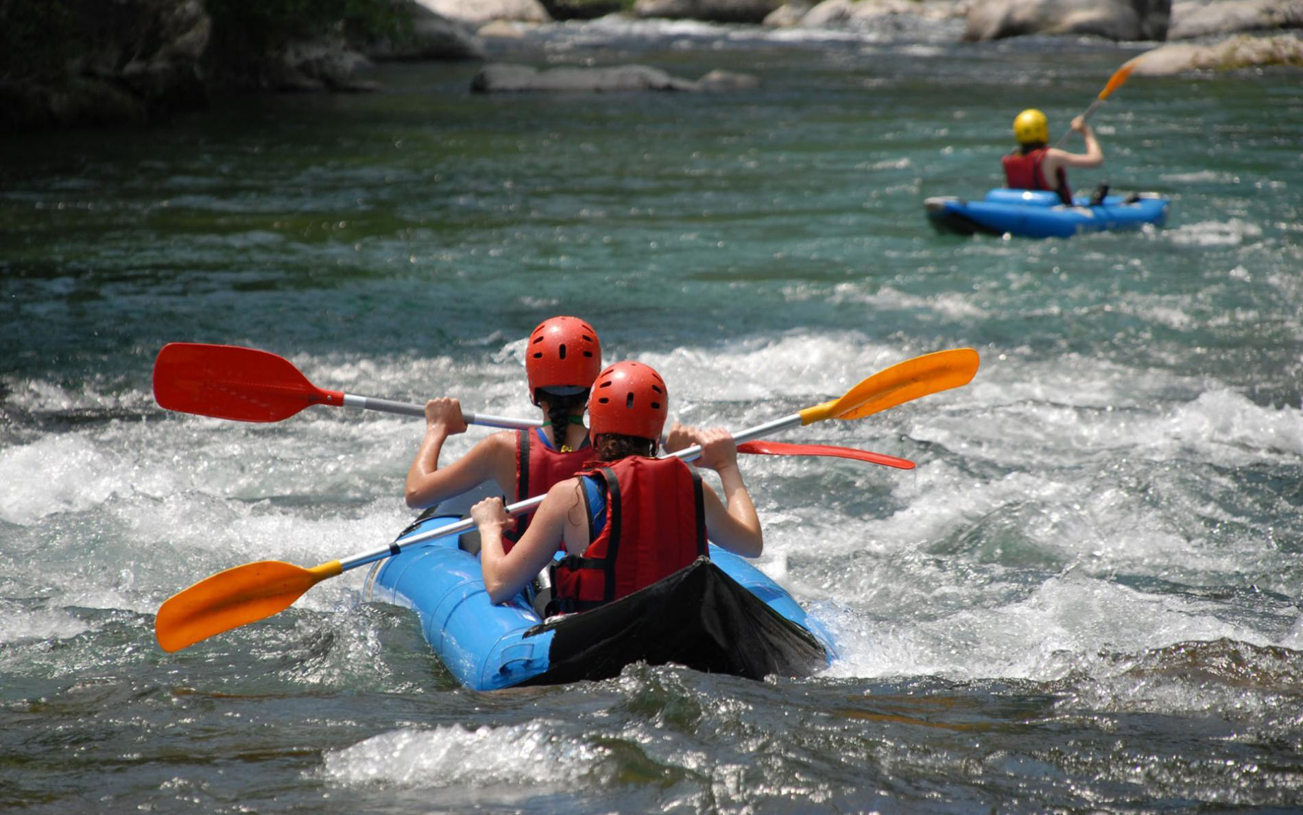 Descente des gorges de l'Ardèche en canoë